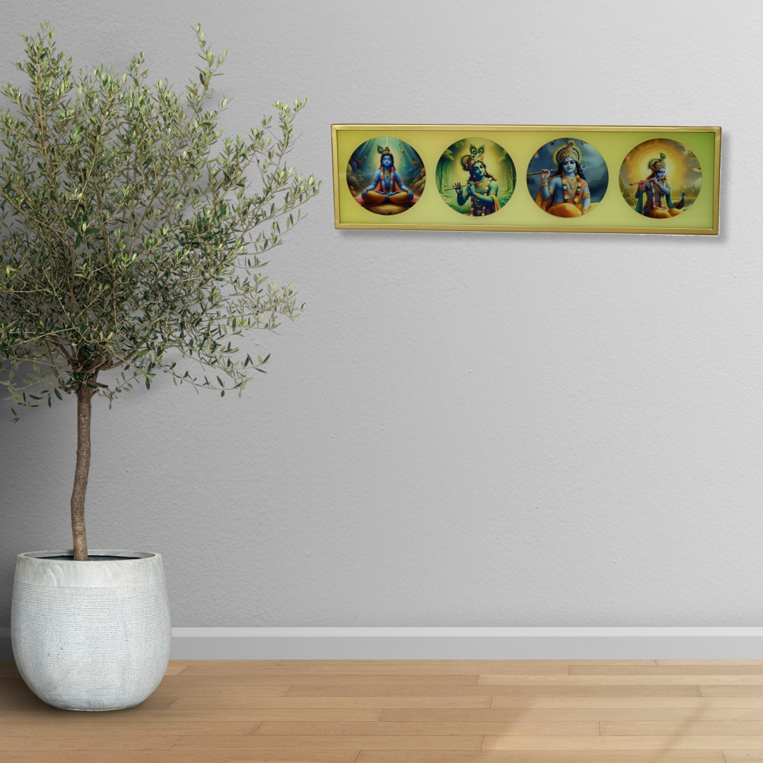 Krishna Ji Blessing Wall Decor